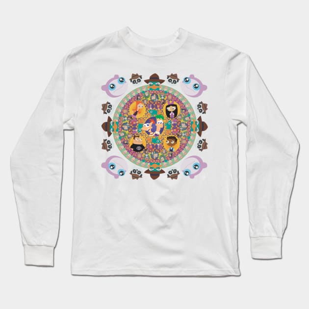 Phineas and Ferb Long Sleeve T-Shirt by mimiranger
